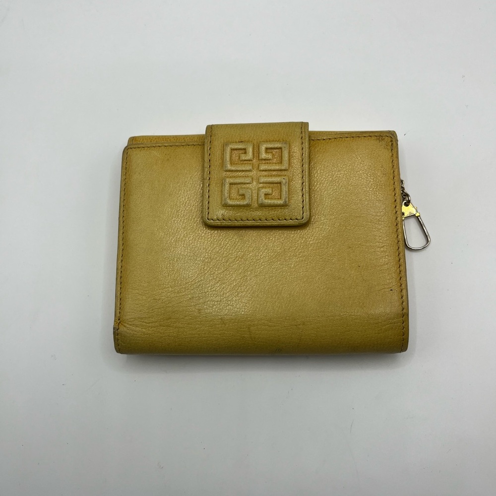 Authentic Givenchy Yellow Leather Wallet